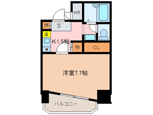 第12プロスパ－中村の物件間取画像